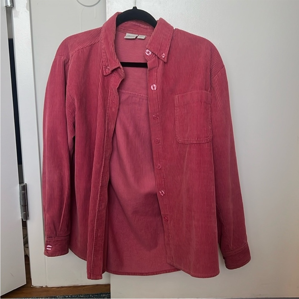 pink Corduroy Shirt